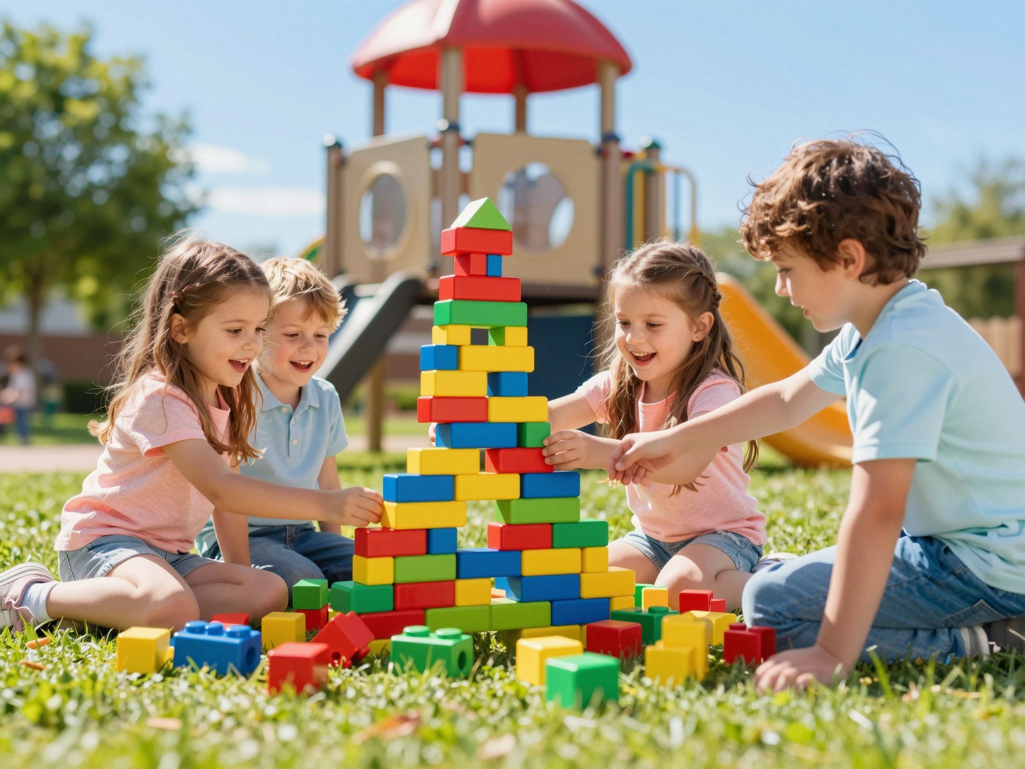 A kiscsoportosok játékában a társas kapcsolatok fejlődnek.