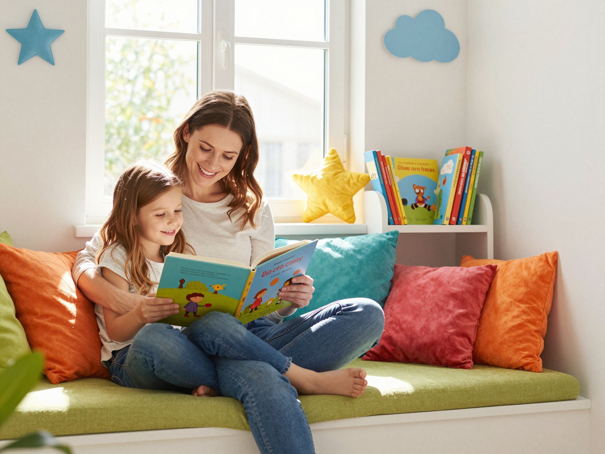 A közös olvasás erősíti a gyermekek kreatív képzeletét.