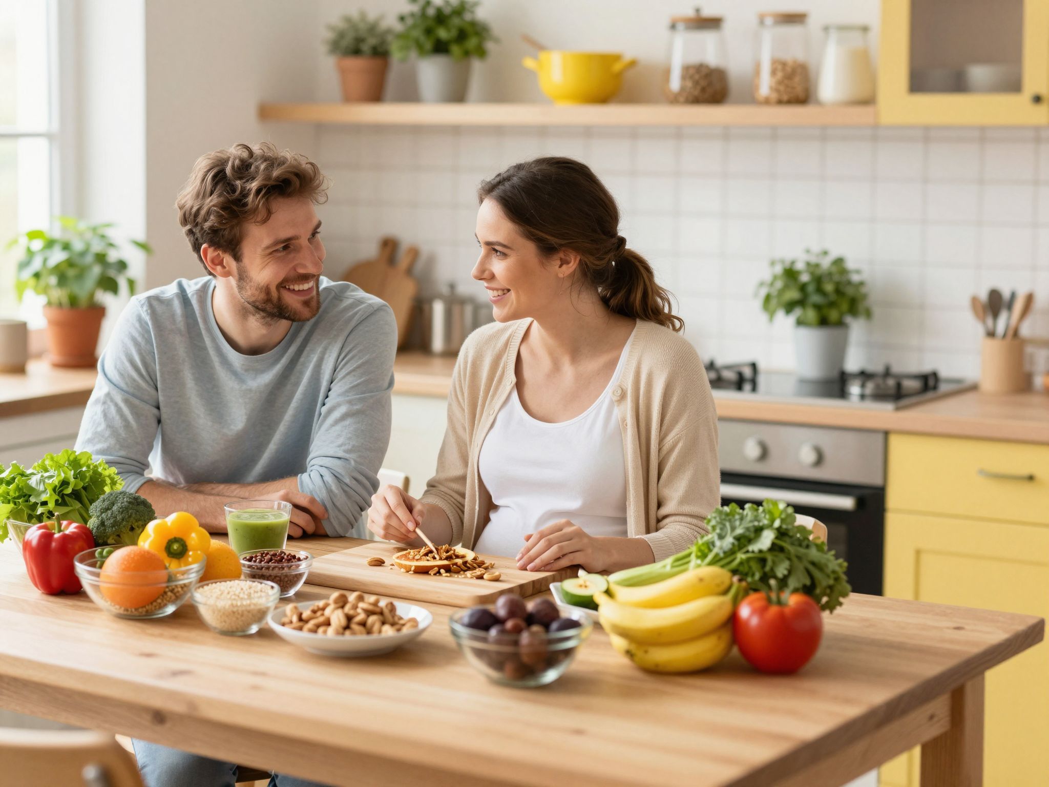 A megfelelő táplálkozás növeli a teherbeesés esélyeit.