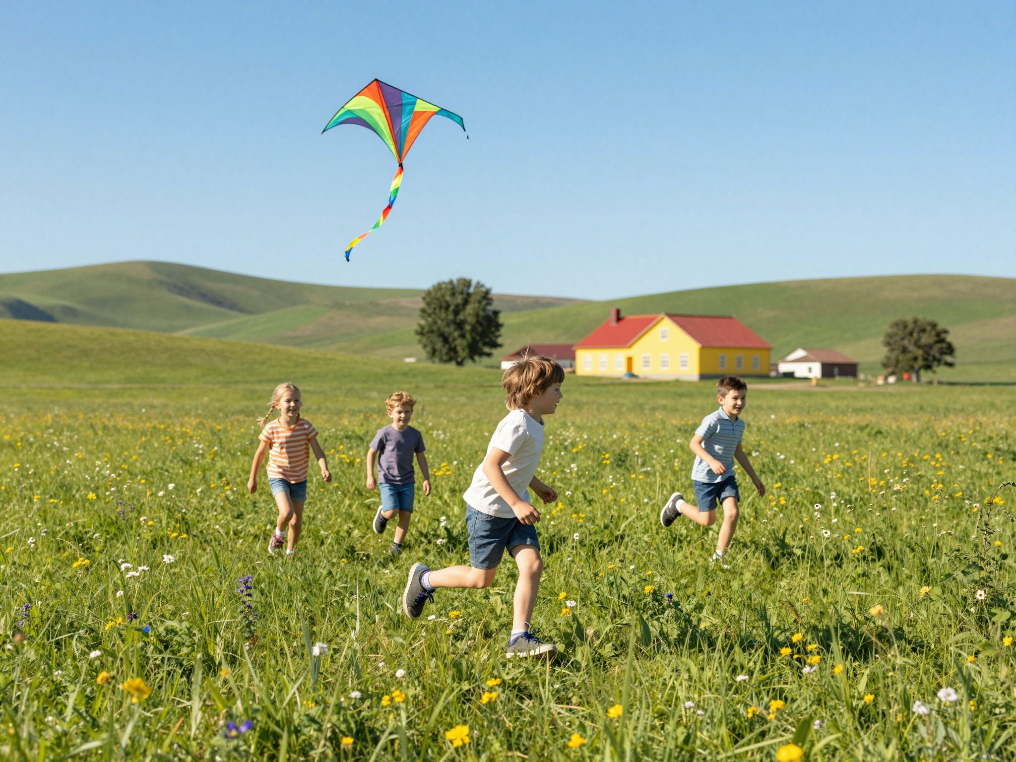 A vidéki gyerekkor természetesebb környezetet biztosít a fejlődéshez.
