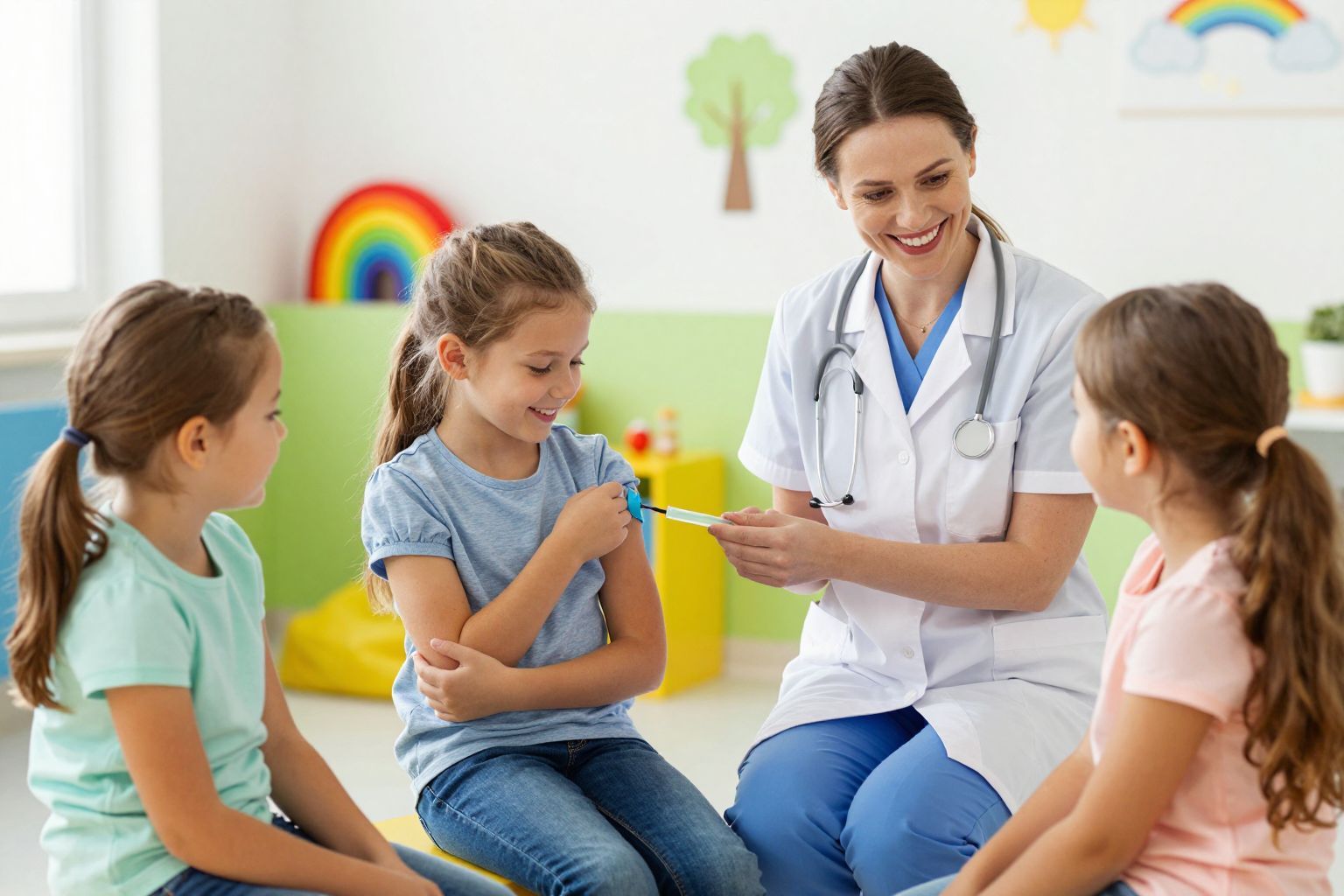 A gyermekek oltása csökkentheti az influenza súlyosságát.