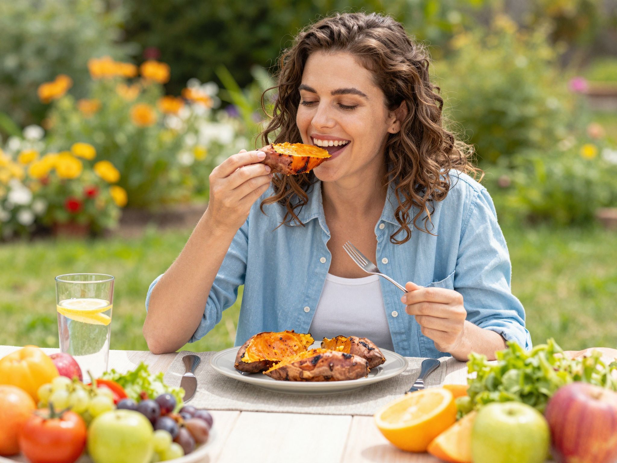 A batáta magas káliumtartalma segíti a hidratációt.