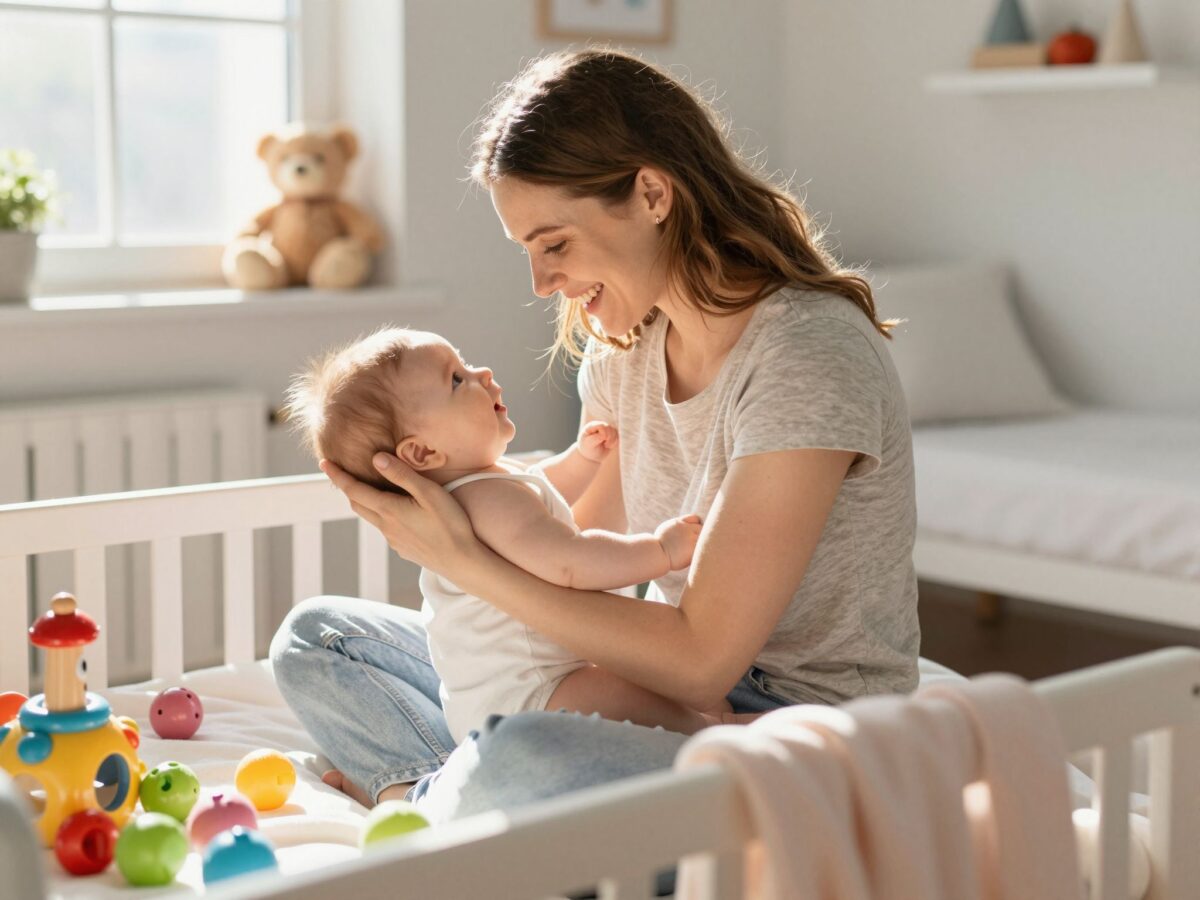 Hogyan játssz a pár napos babáddal? Biztonságos ötletek a kötődés erősítésére