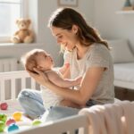 Hogyan játssz a pár napos babáddal? Biztonságos ötletek a kötődés erősítésére