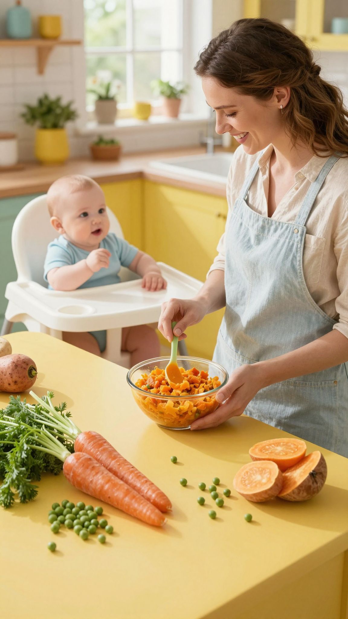 Babáknak készült főzelékhez használj friss, bio zöldségeket!