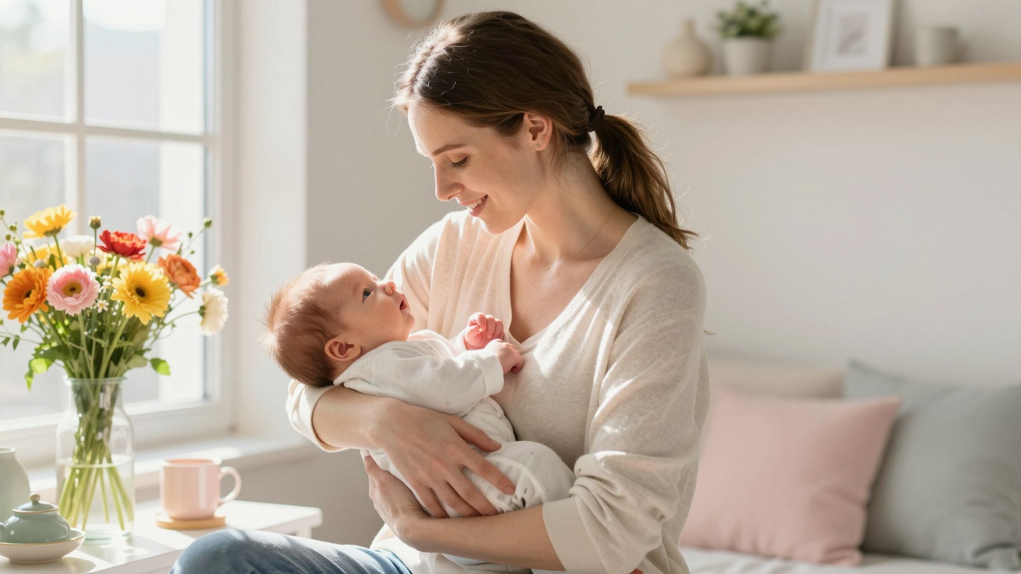 A fény és a folyadék serkenti a baba gyógyulását.