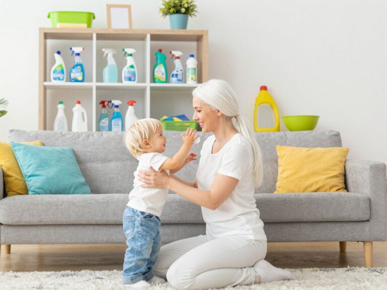 Hogyan tegyük bababiztossá az otthonunkat? A tisztítószerek biztonságos tárolása