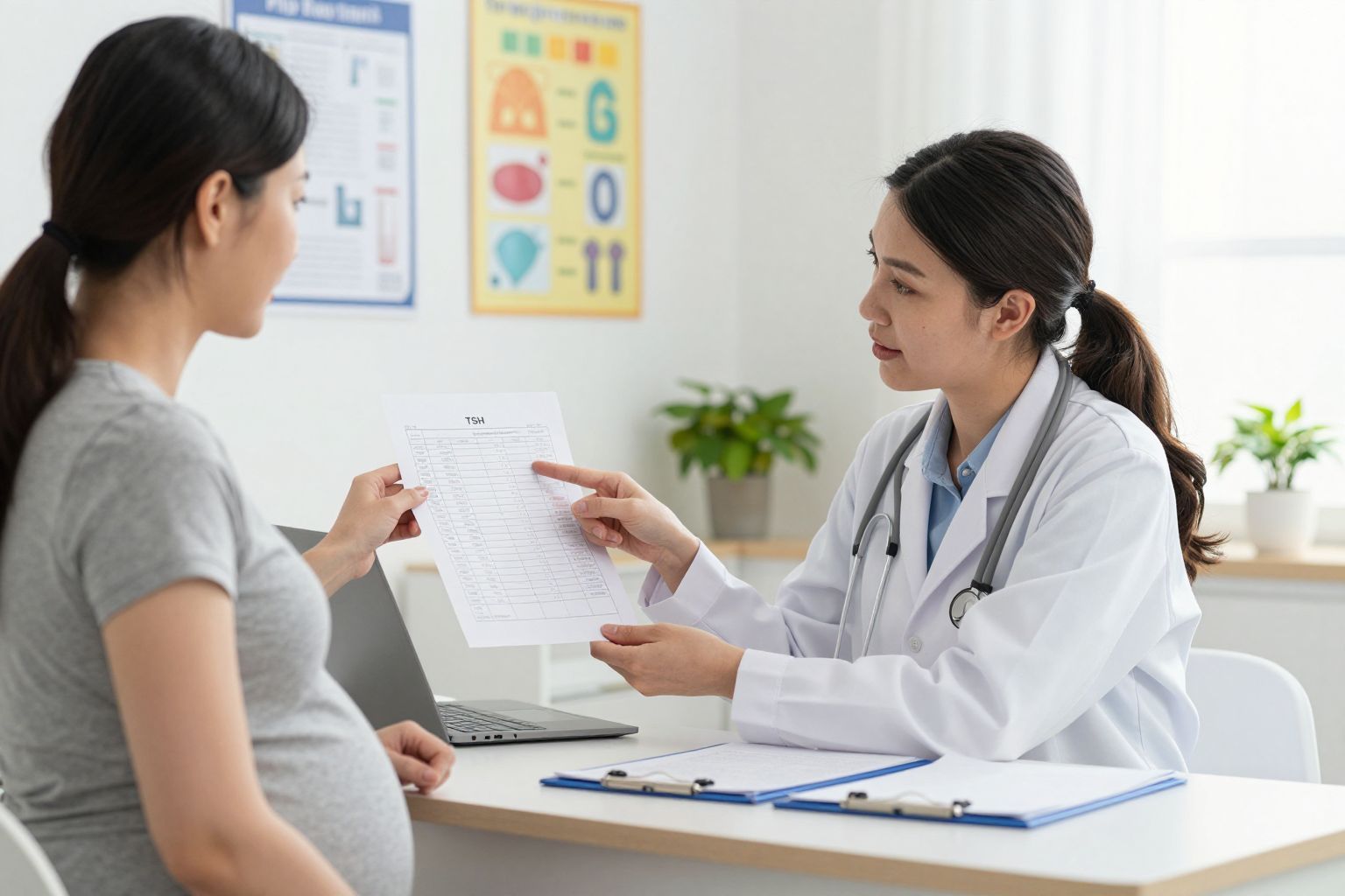A TSH szint mérése kulcsfontosságú a diagnózisban.