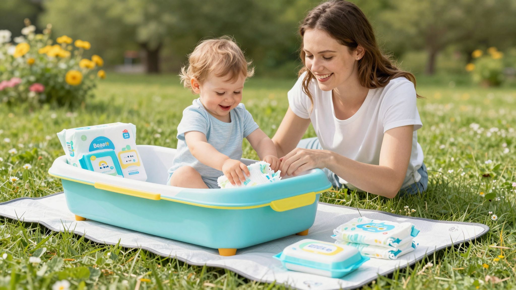 Hordozható pelenkázók segítik a kényelmes utazást szülőknek.