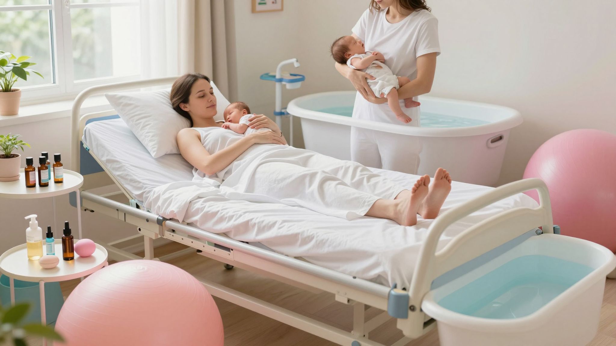 Az illóolajok segíthetnek a szülés alatti ellazulásban.