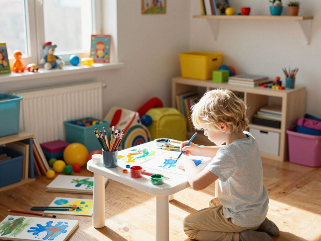 Káosz a szobában, rend a fejben: 6 meglepő szokás, ami a kreatív gyerekekre jellemző