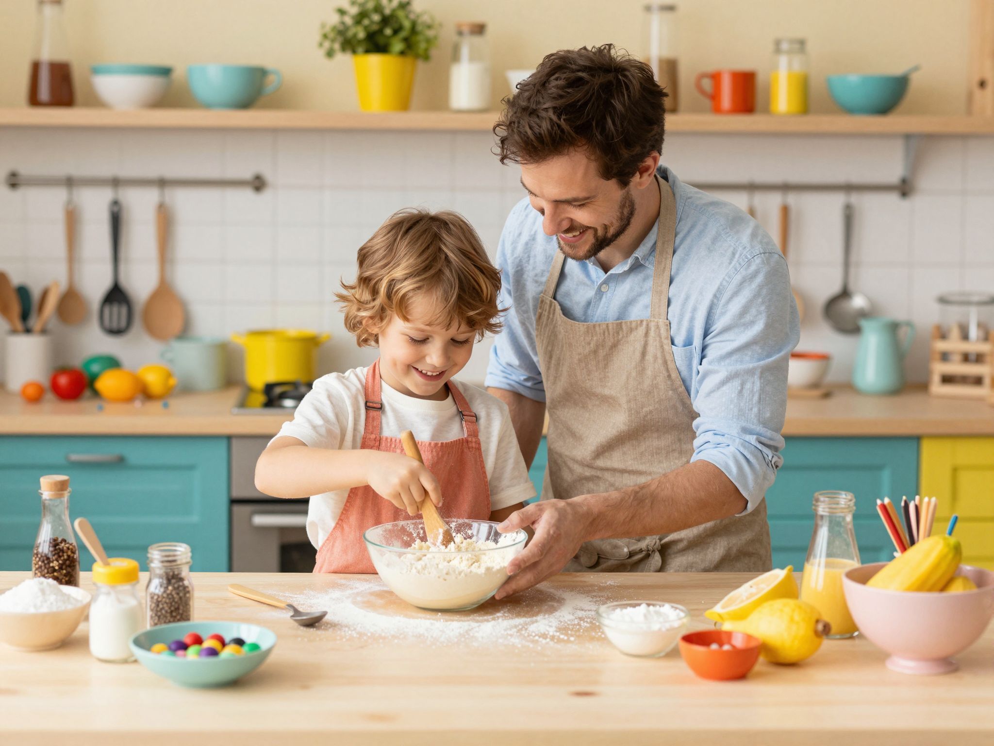 A közös főzés fejleszti a kreativitást és a türelmet.