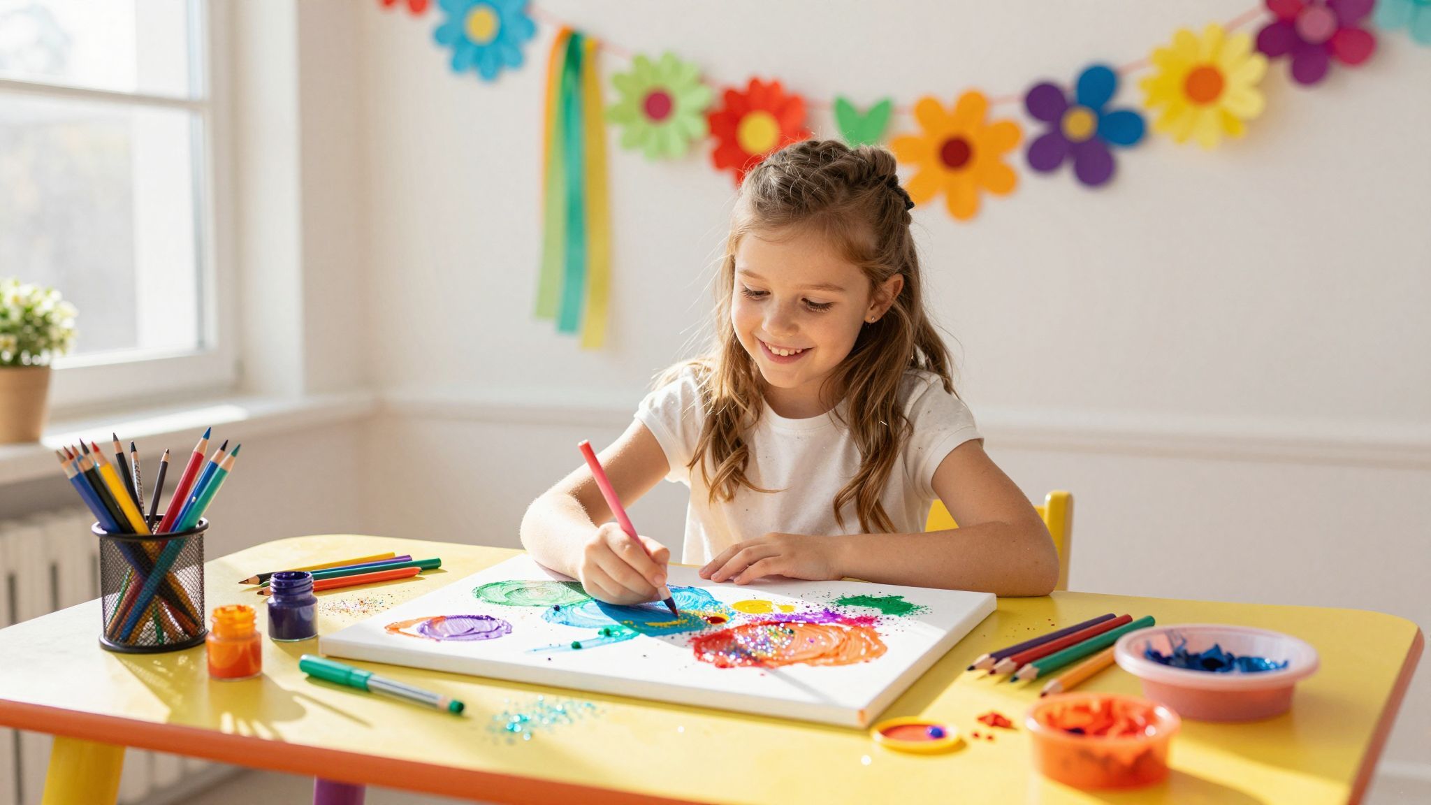 A kreativitás szárnyalása a csillámpor előtt és után!