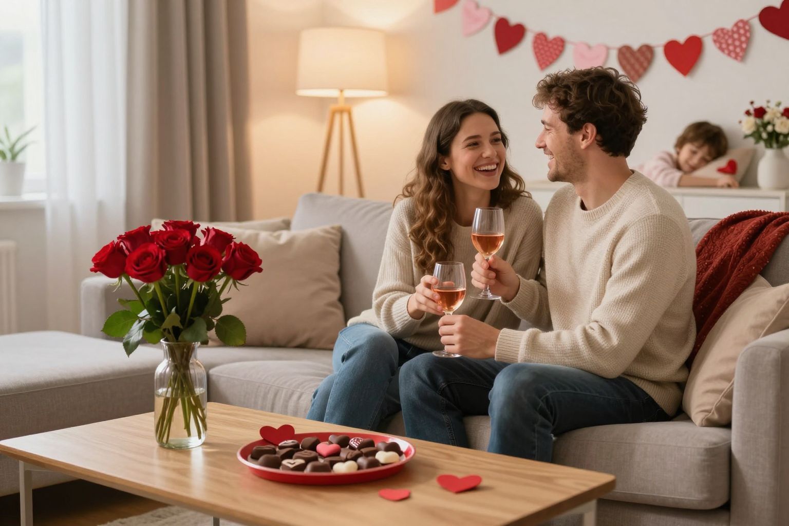 Készítsetek közösen romantikus vacsorát otthon, kikapcsolódva.