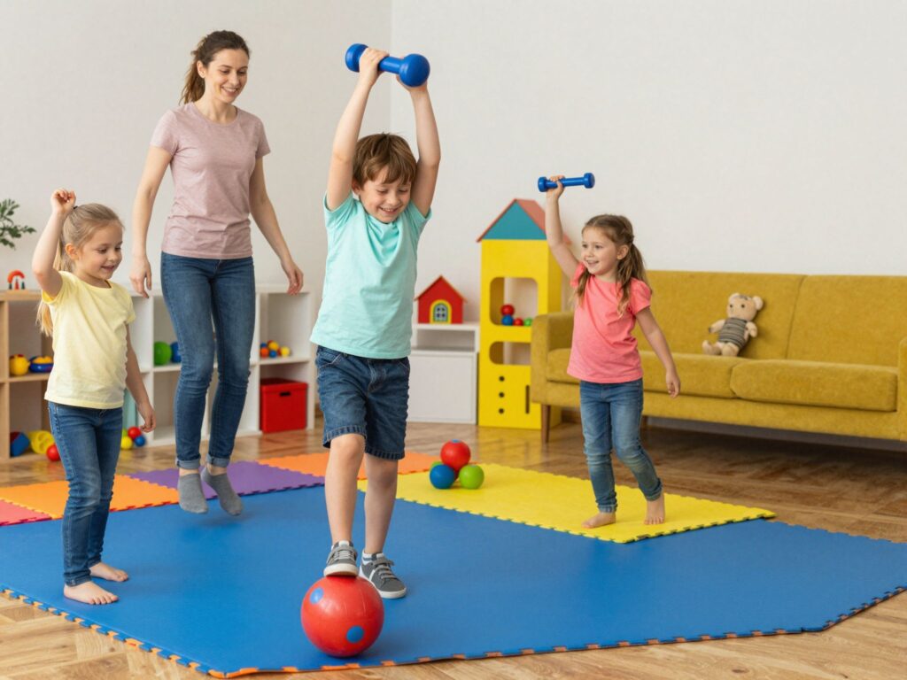 Legyen ügyesebb a gyerek: otthoni mozgásfejlesztő gyakorlatok és játékok minden korosztálynak
