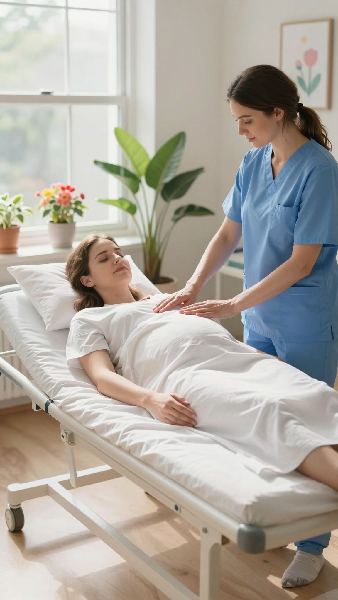 Légzéstechnika segít a vajúdás során az ellazulásban.