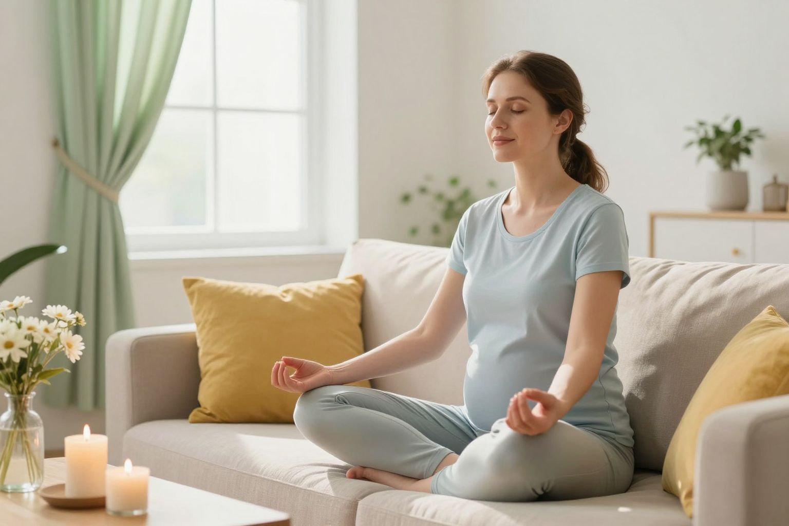 A lelki egyensúly segíti a testi elfogadást szülés után.