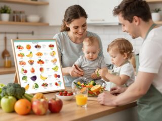 Letölthető hozzátáplálási táblázat: útmutató az első év étrendjéhez