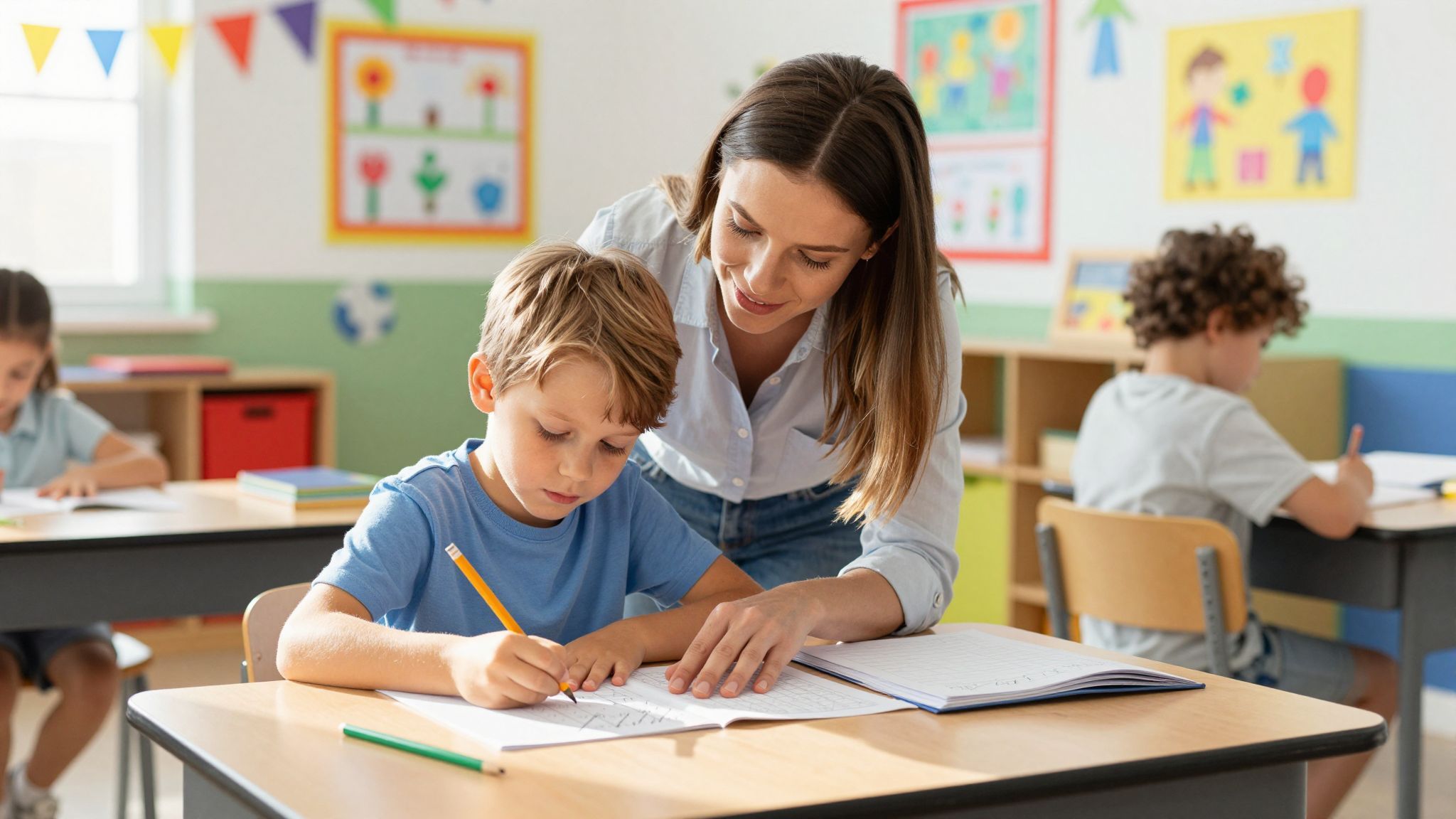 Ha a gyermek tartósan nehezen ír, szakemberhez szükséges fordulni.