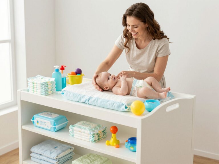 Pelenkázó állomás kialakítása: A praktikus lista, hogy semmi se hiányozzon