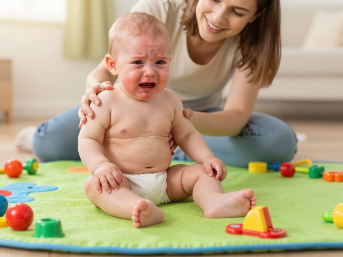 Piros popsi, fájdalmas sírás: a pelenkakiütés okai és az otthoni gyógymódok