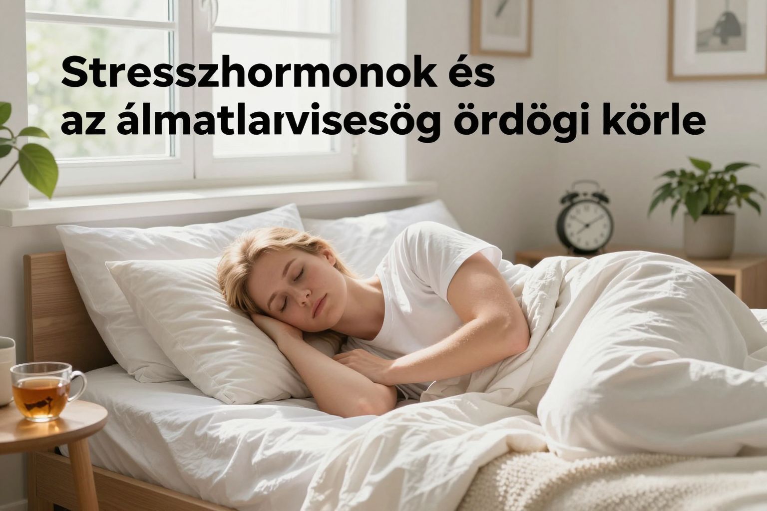 A stresszhormonok növelik az álmatlanság kockázatát.