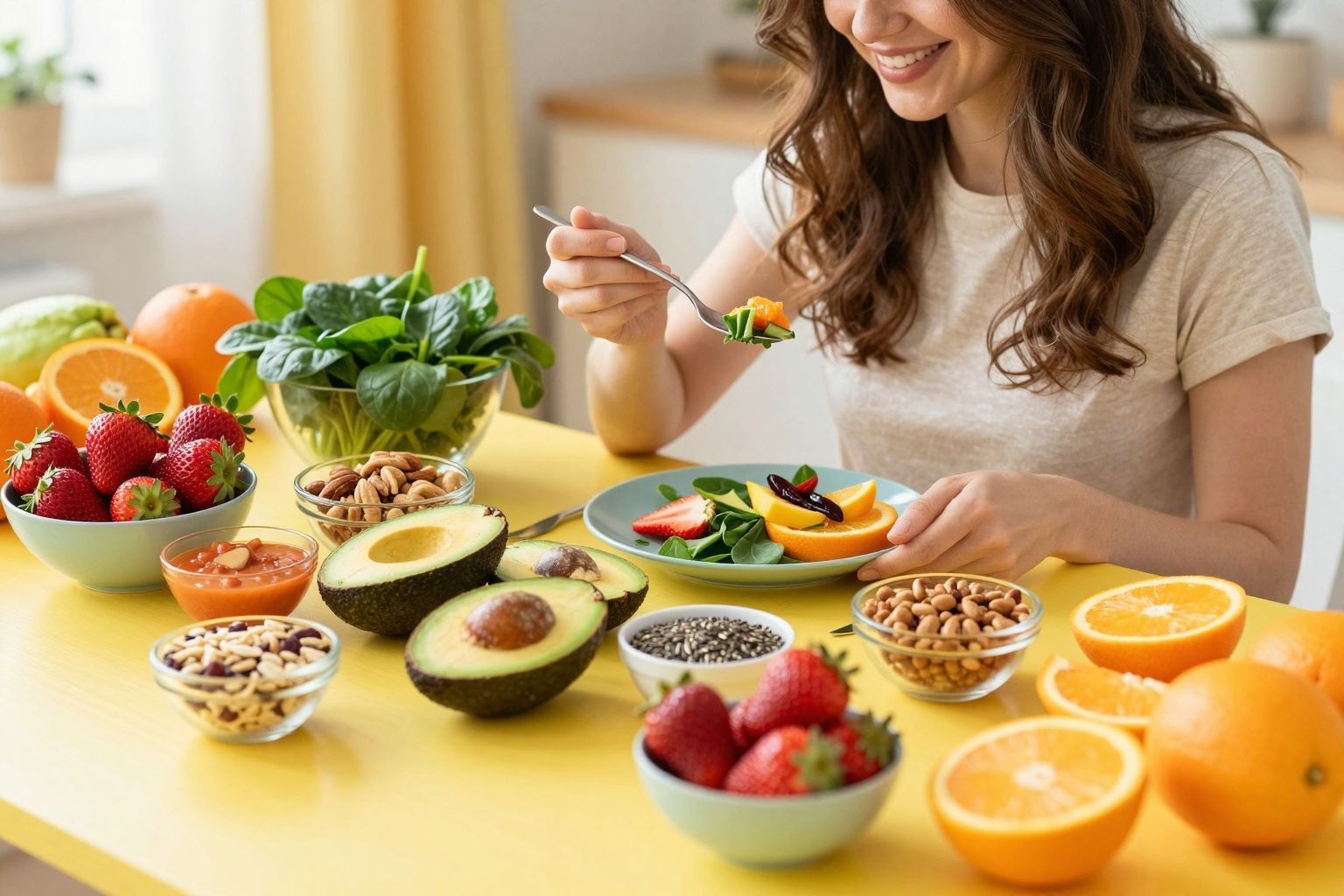 A szezonális ételek gazdagok vitaminokban, táplálják a hajat.