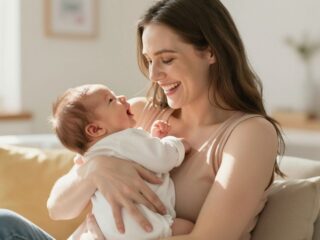 Szülés utáni eufória: a hormonális hullámvasút csúcsán