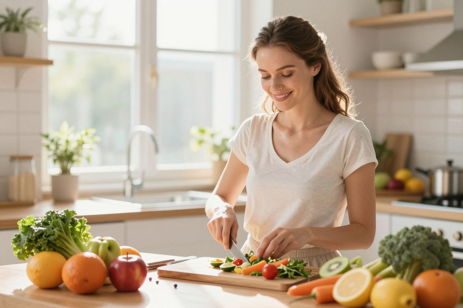A megfelelő táplálkozás segíti a bőr feszességét.