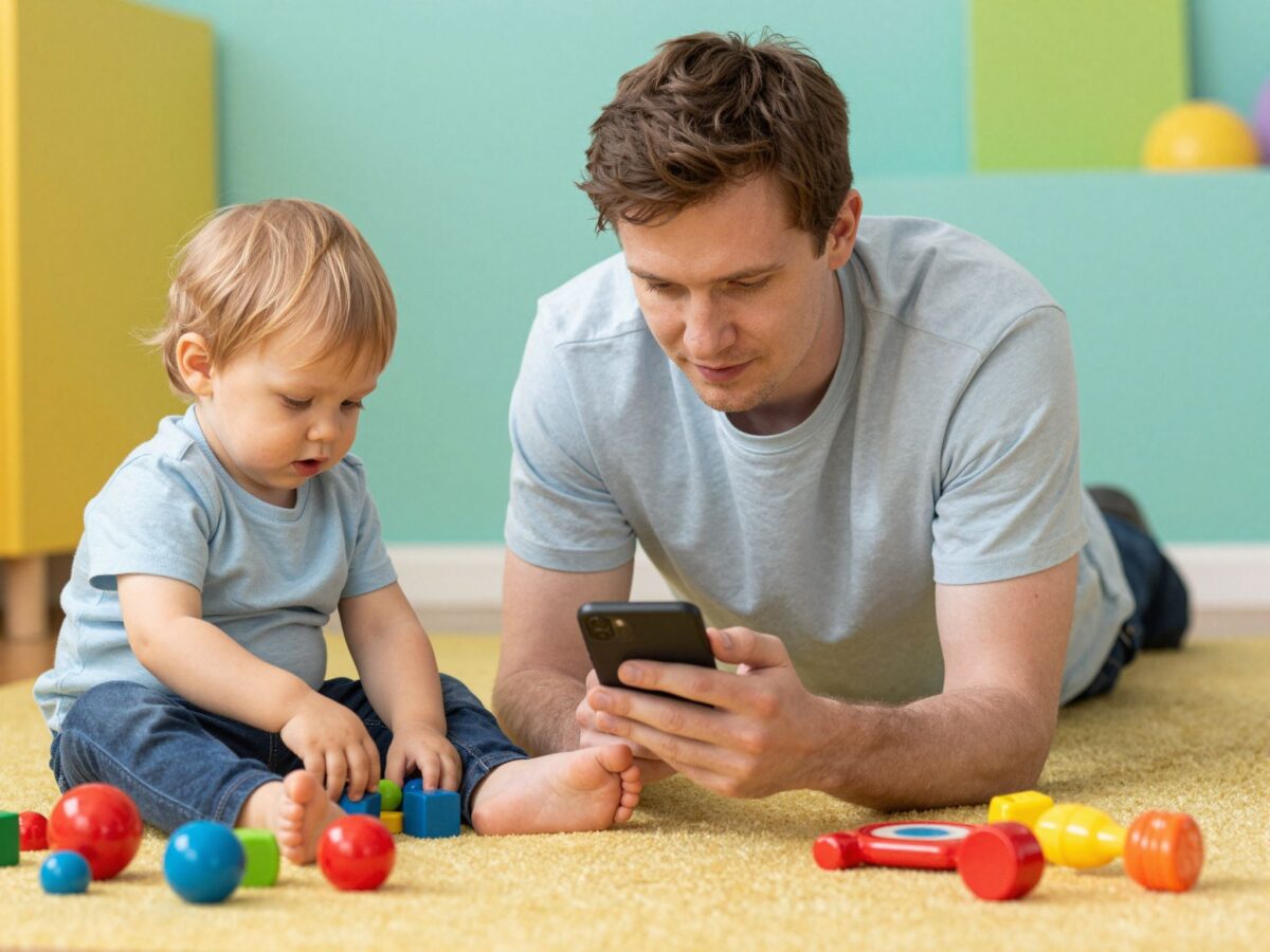 Telefonnyomkodás a gyerek helyett: hogyan hat a szülői kütyüfüggőség a kicsikre?
