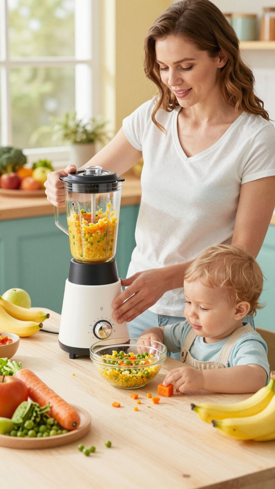 A textúrák váltakozása segíti a baba ízérzékelését.