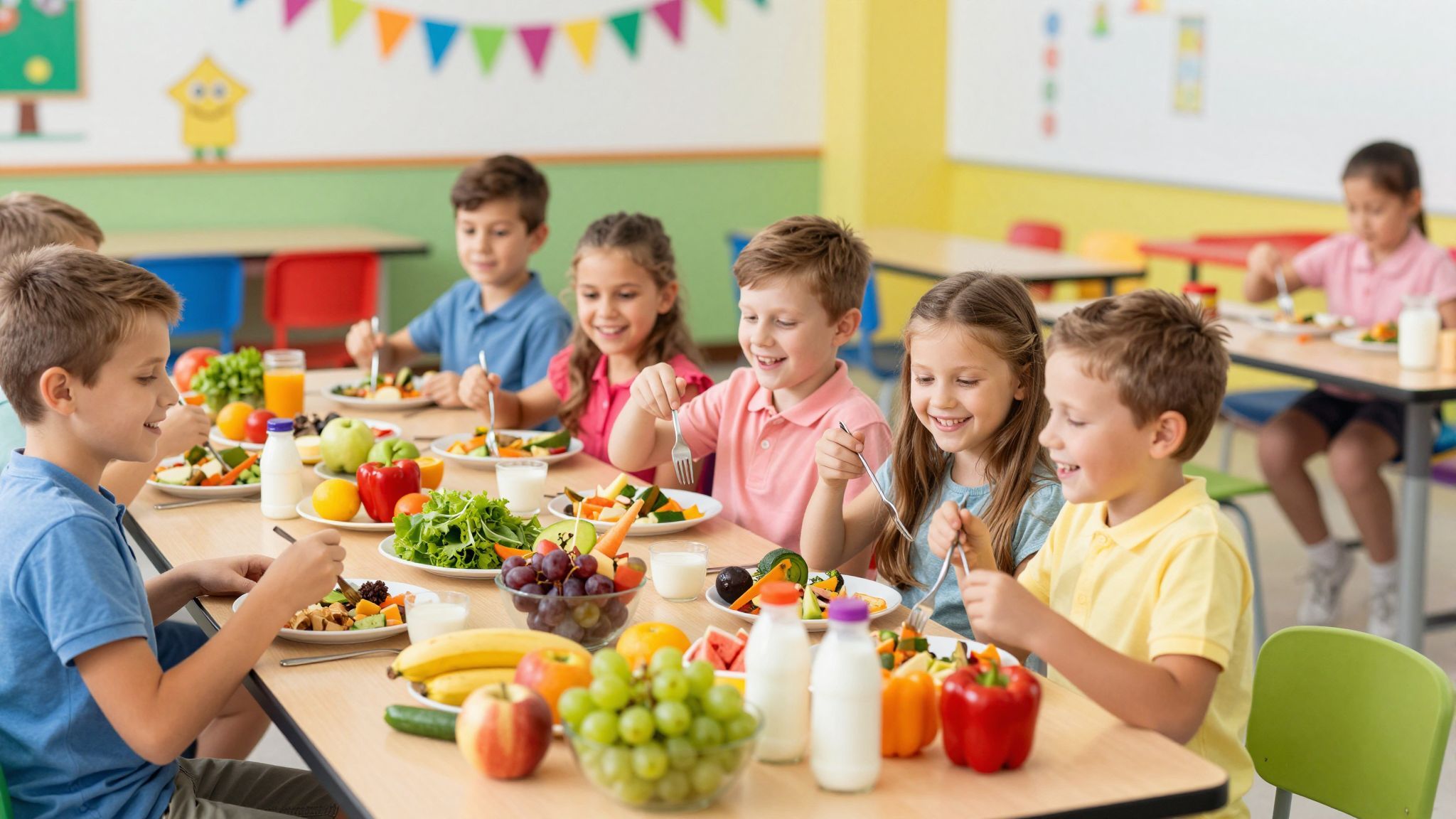 A változatos ízek fejlesztik a gyerekek ízlését és kreativitását.