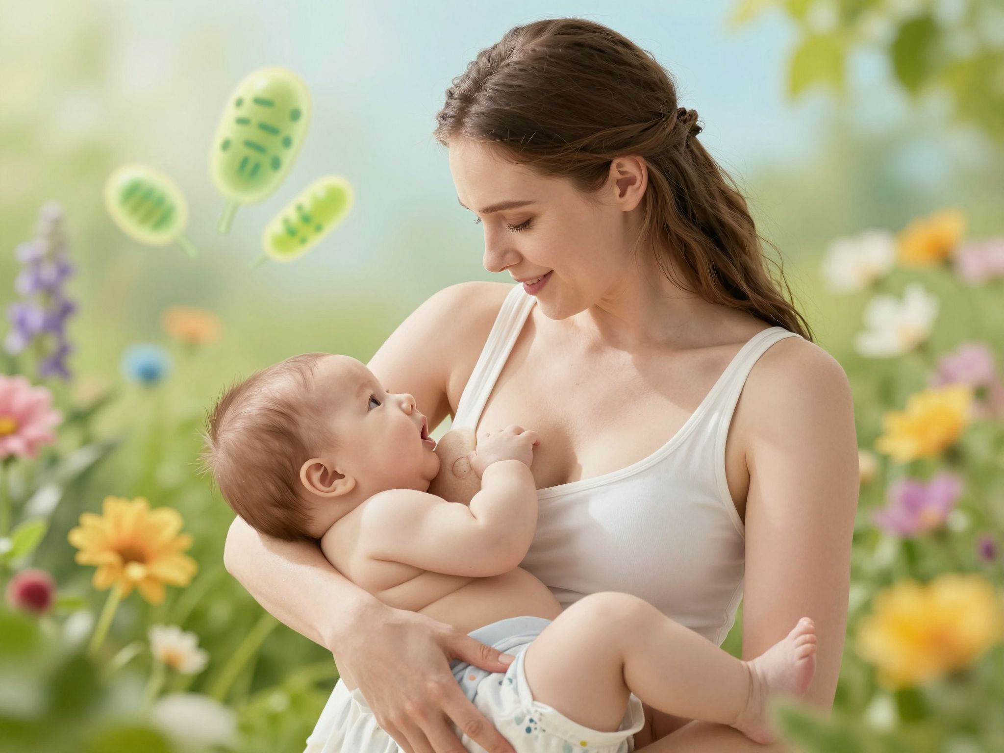 Az anyatej táplálja a bélmikrobákat és segíti az emésztést.