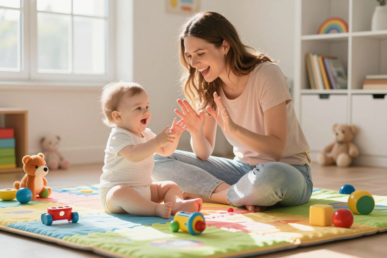 A szavak ismétlése segíti a gyermekek szókincsét.