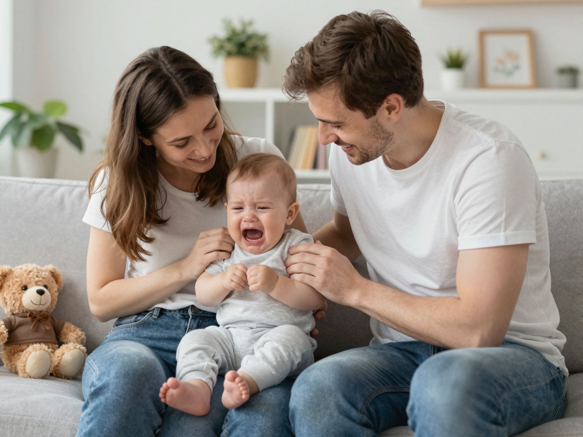 A baba sírása a család stresszszintjére is hatással van.