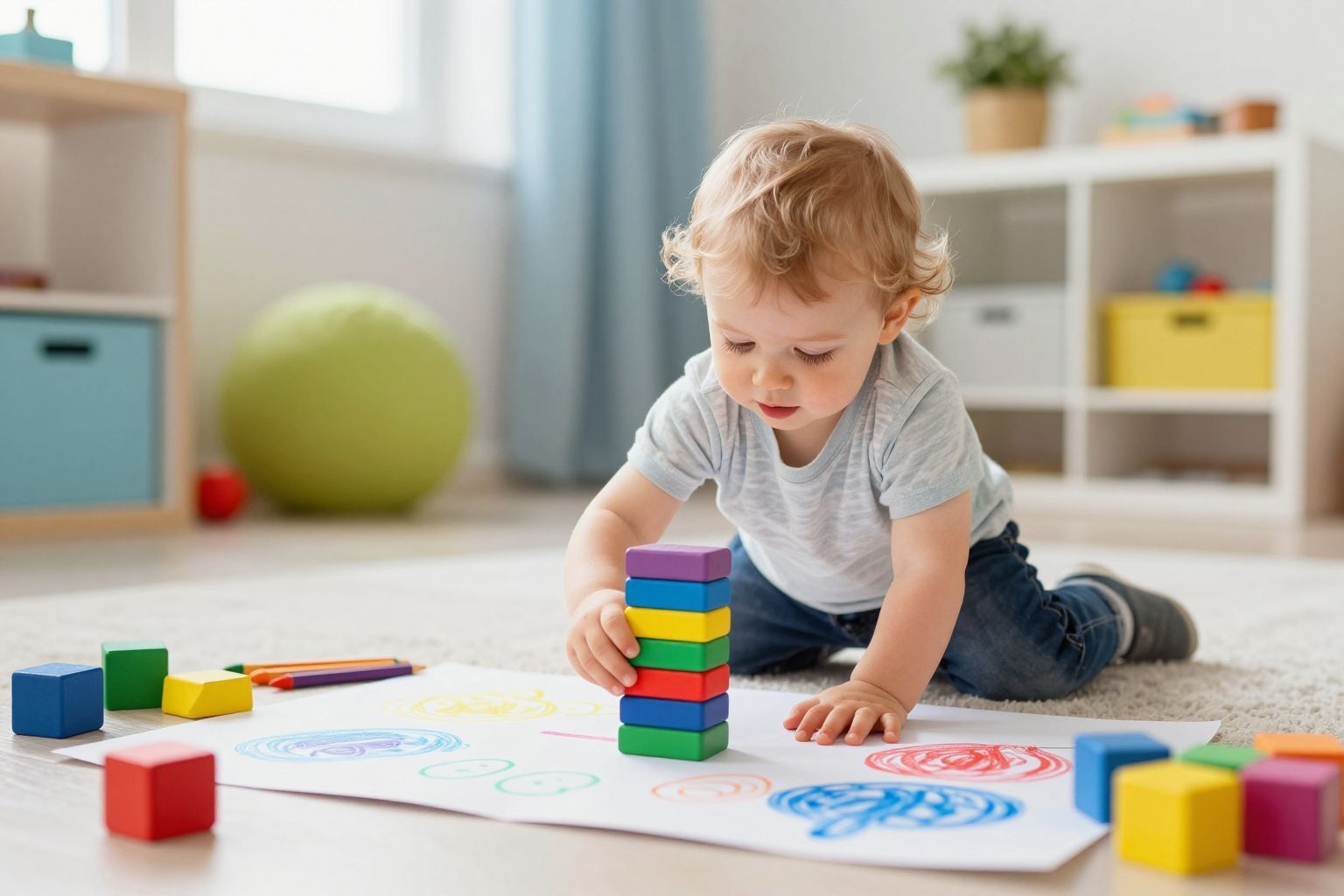 A finommotorika fejlődése elősegíti a kreatív önkifejezést.