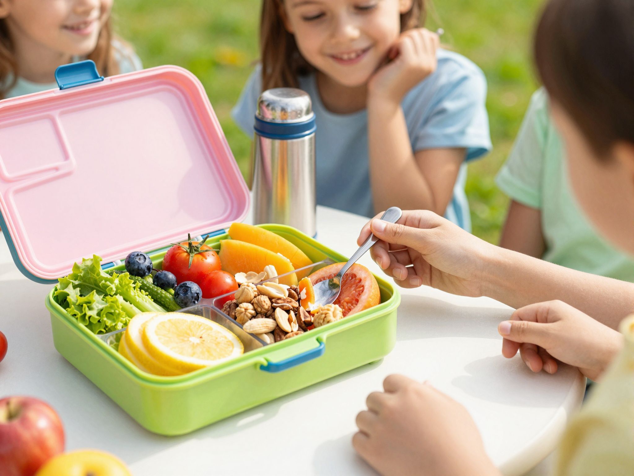 A légmentes zár segít megőrizni az ételek frissességét.