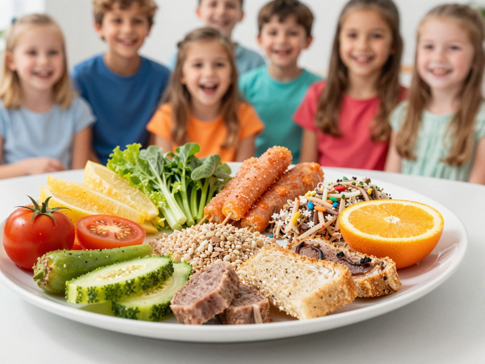 A tányér tartalom kulcsszerepet játszik a gyerekek egészségében.