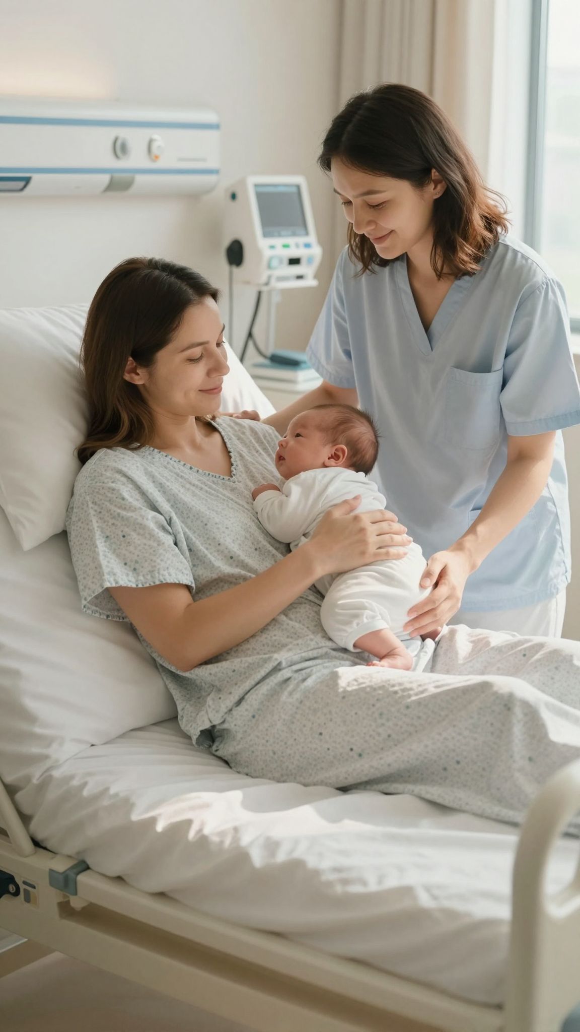 A korai mobilizáció felgyorsítja a gyógyulást császármetszés után.