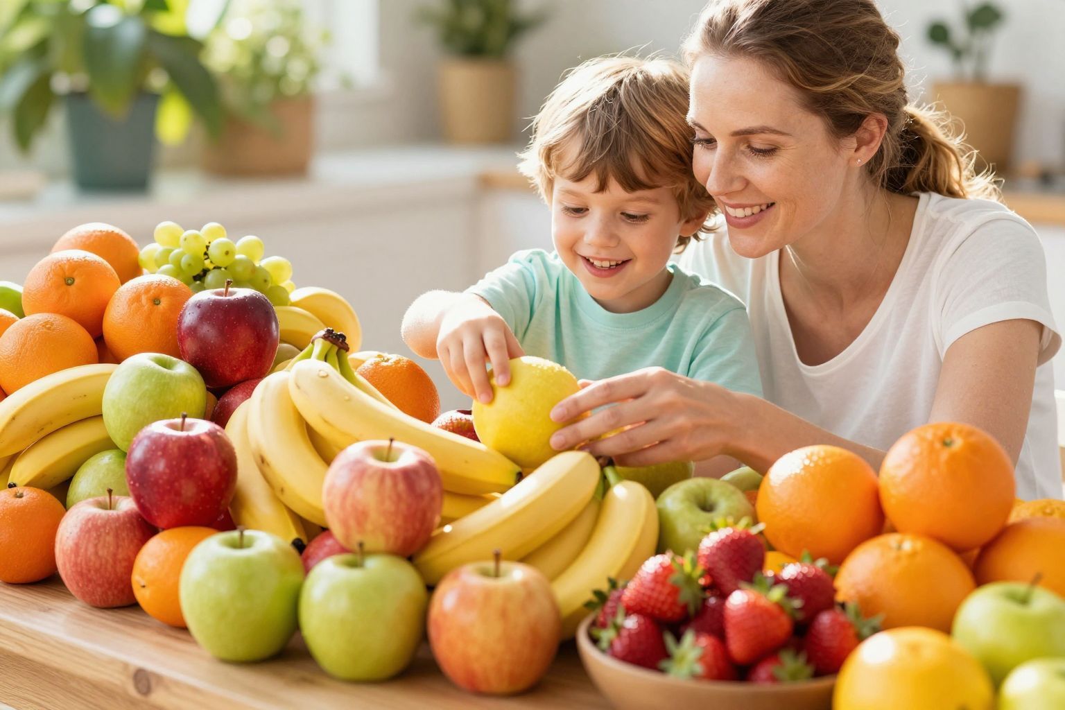 A gyümölcsök tele vannak vitaminokkal és antioxidánsokkal.