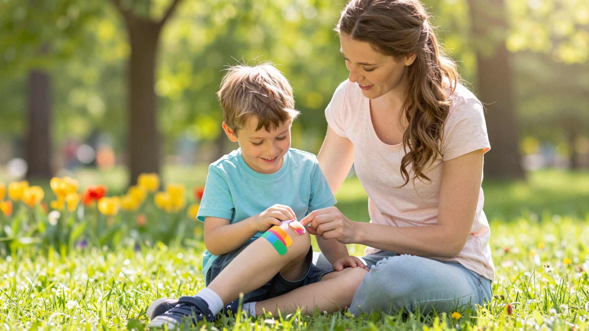A napsugárzás védelme segíthet a heg gyorsabb gyógyulásában.