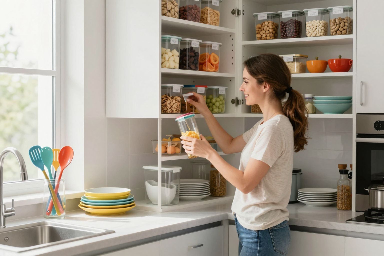 A rendszerezés növeli a konyhai munkafolyamatok hatékonyságát.