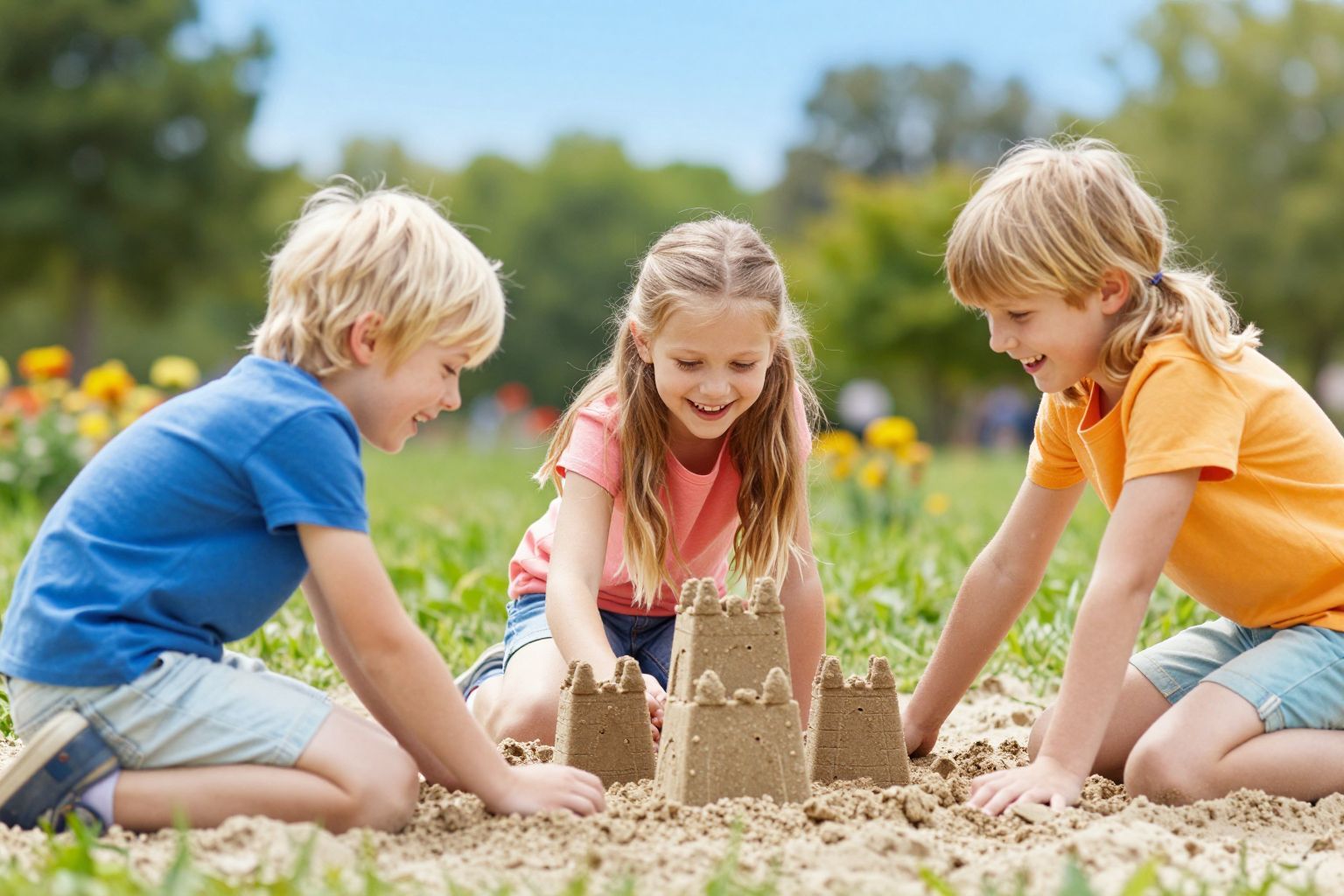 A közös játék fejleszti a gyerekek kapcsolati képességeit.