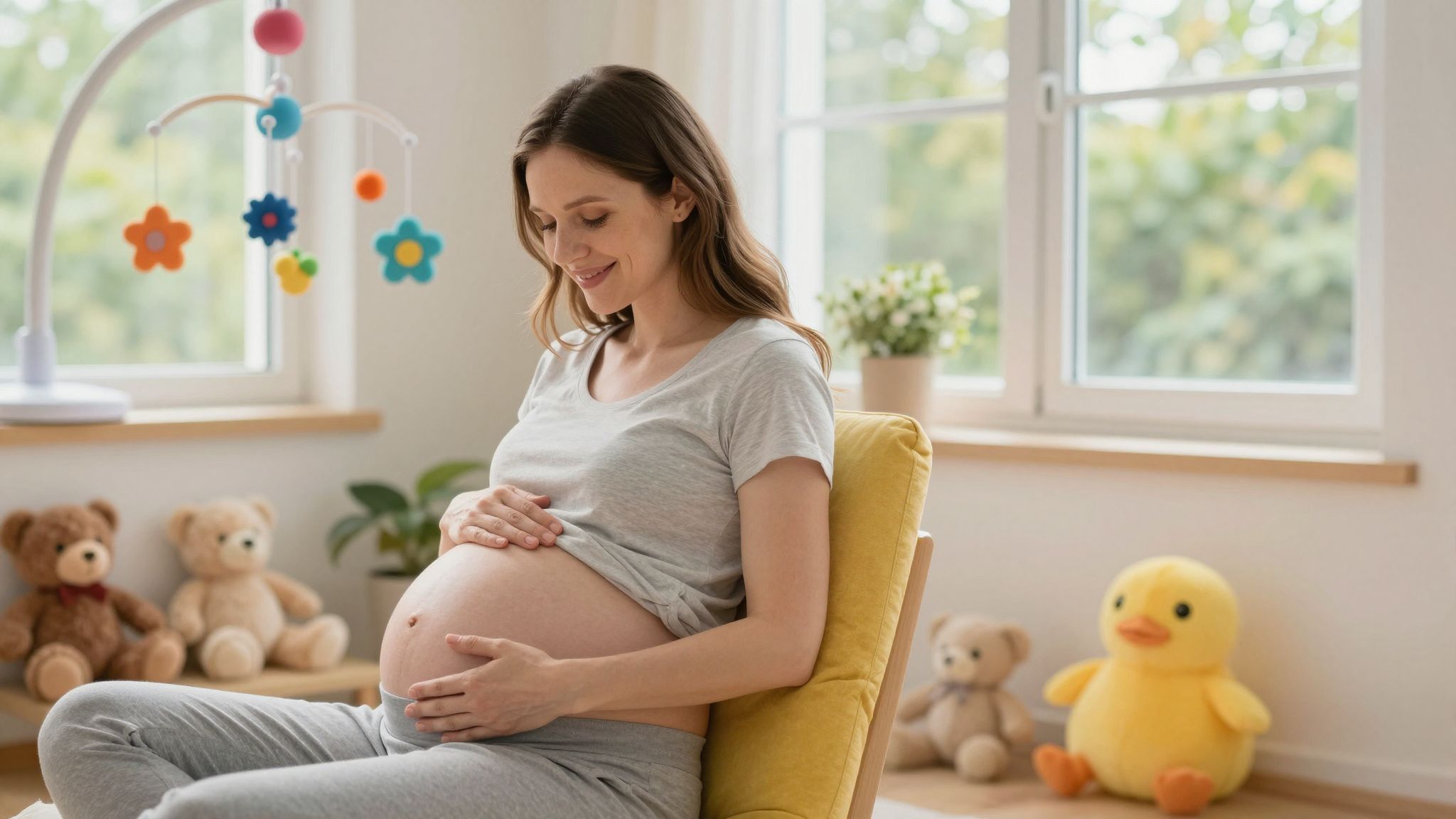 A zene és beszéd fokozza a baba mozgását.
