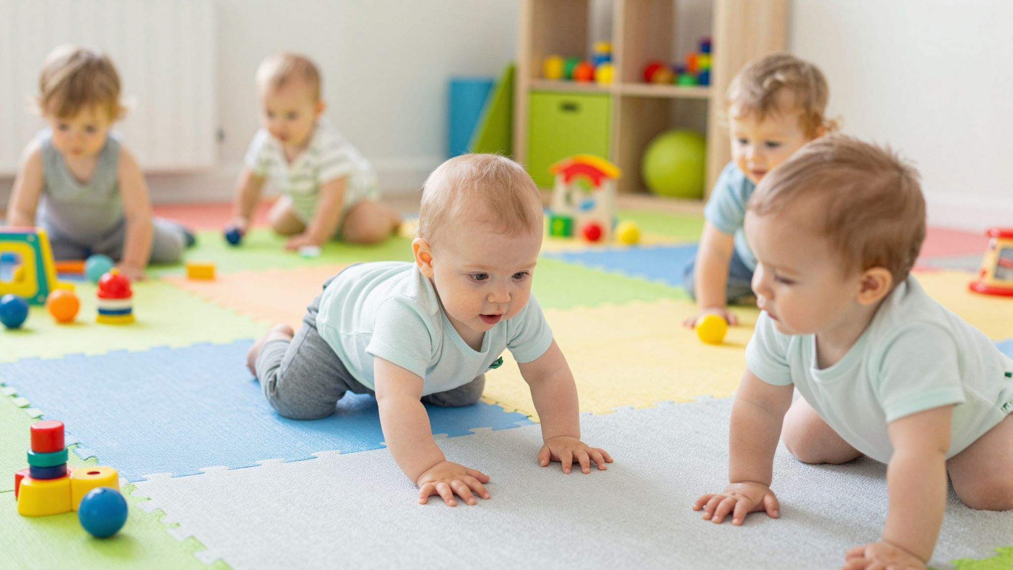 A kúszás fejleszti a látást és a térérzékelést.