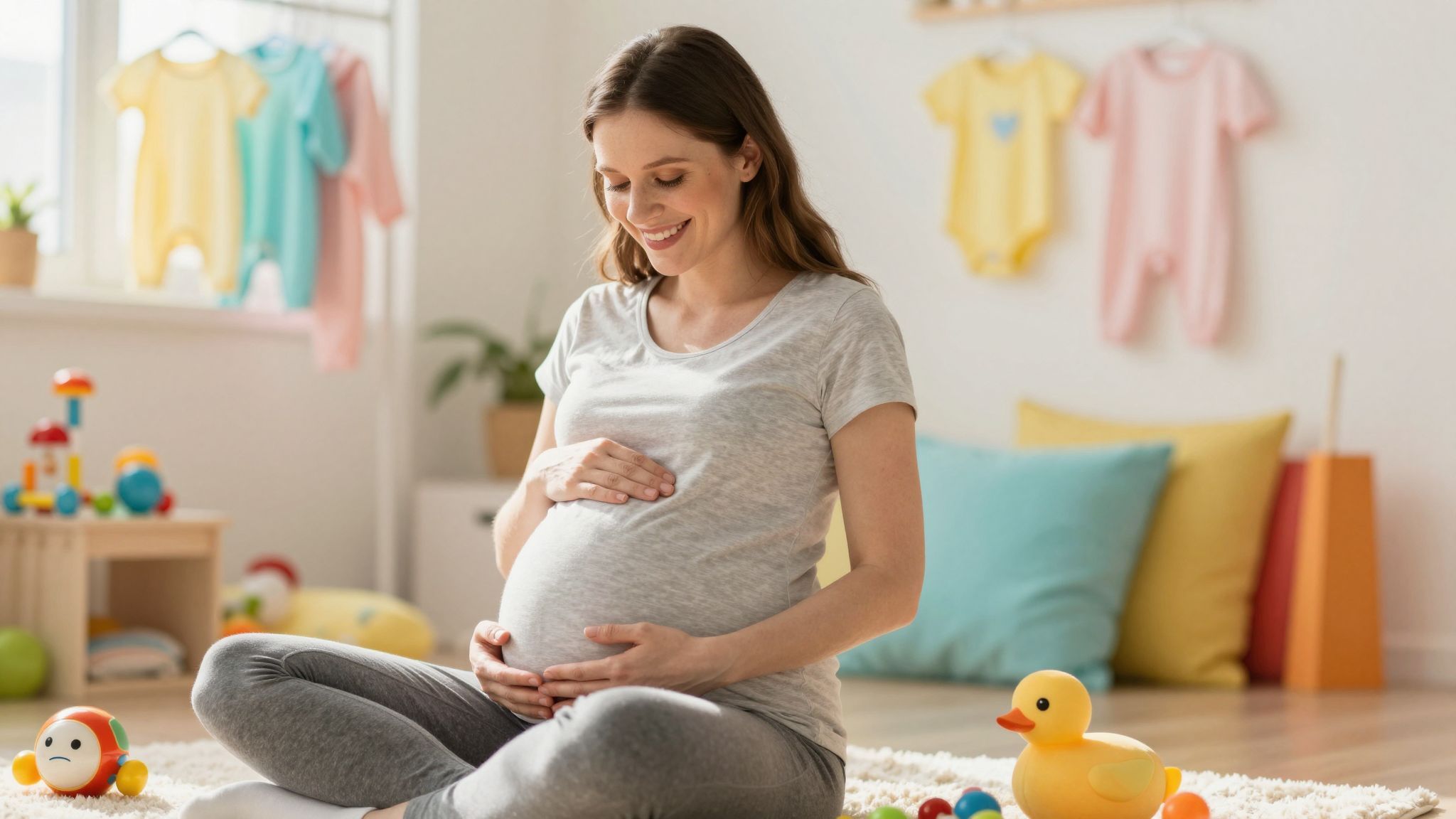 A második trimeszterben a magzatmozgások egyre intenzívebbek.