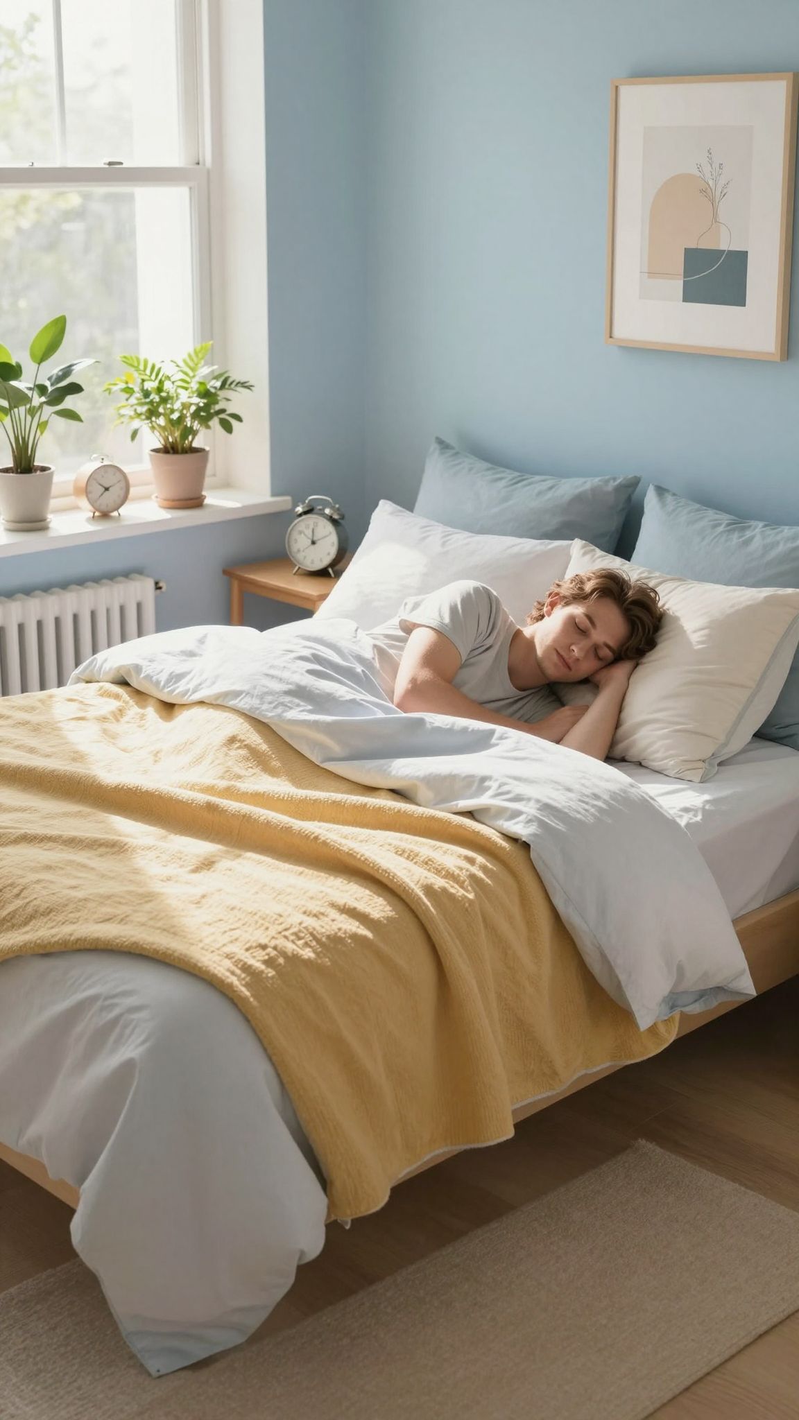 A sötétség segíti a melatonin termelését és az alvást.