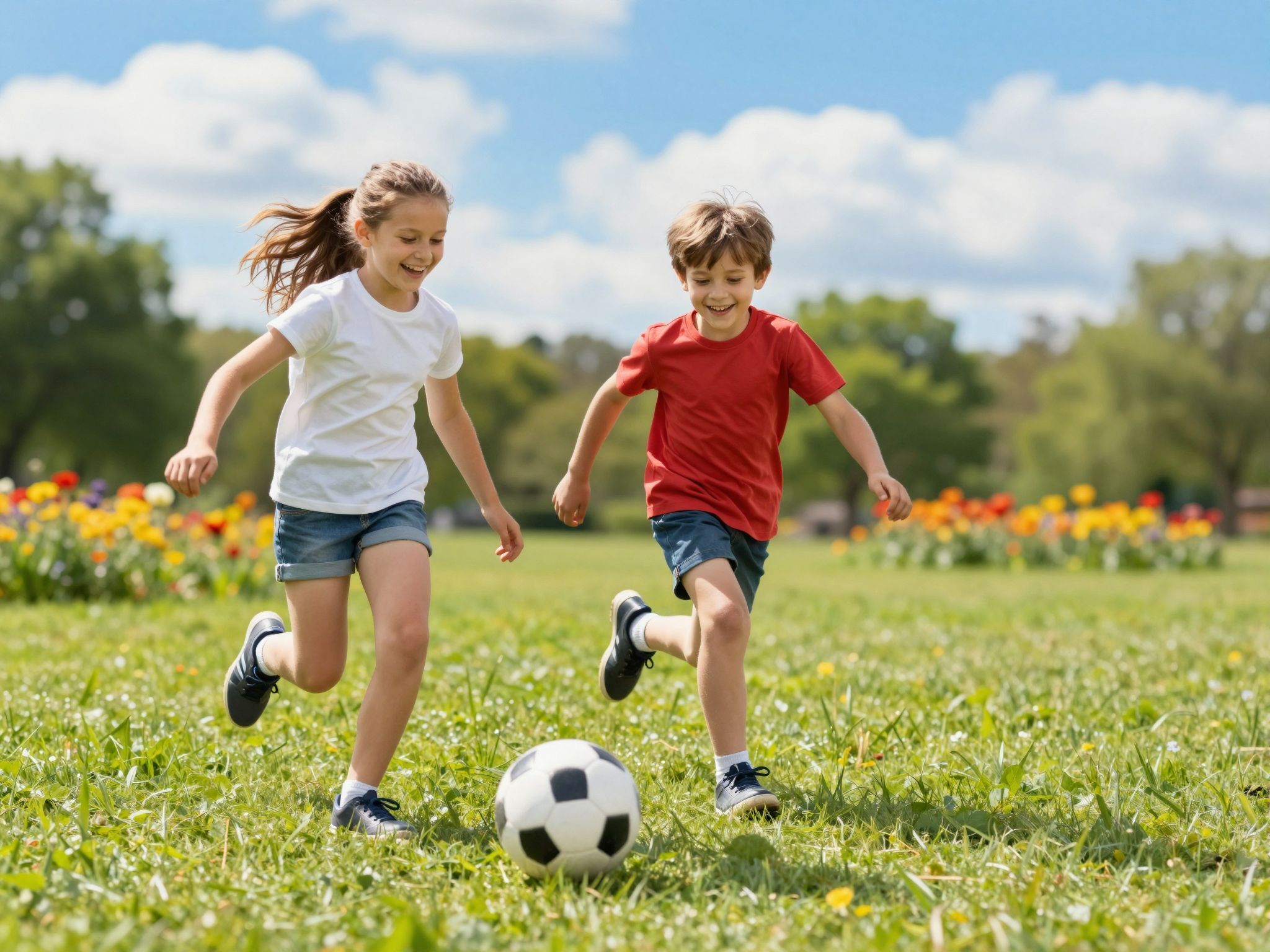 A mozgás öröme elősegíti a gyerekek kreatív fejlődését.