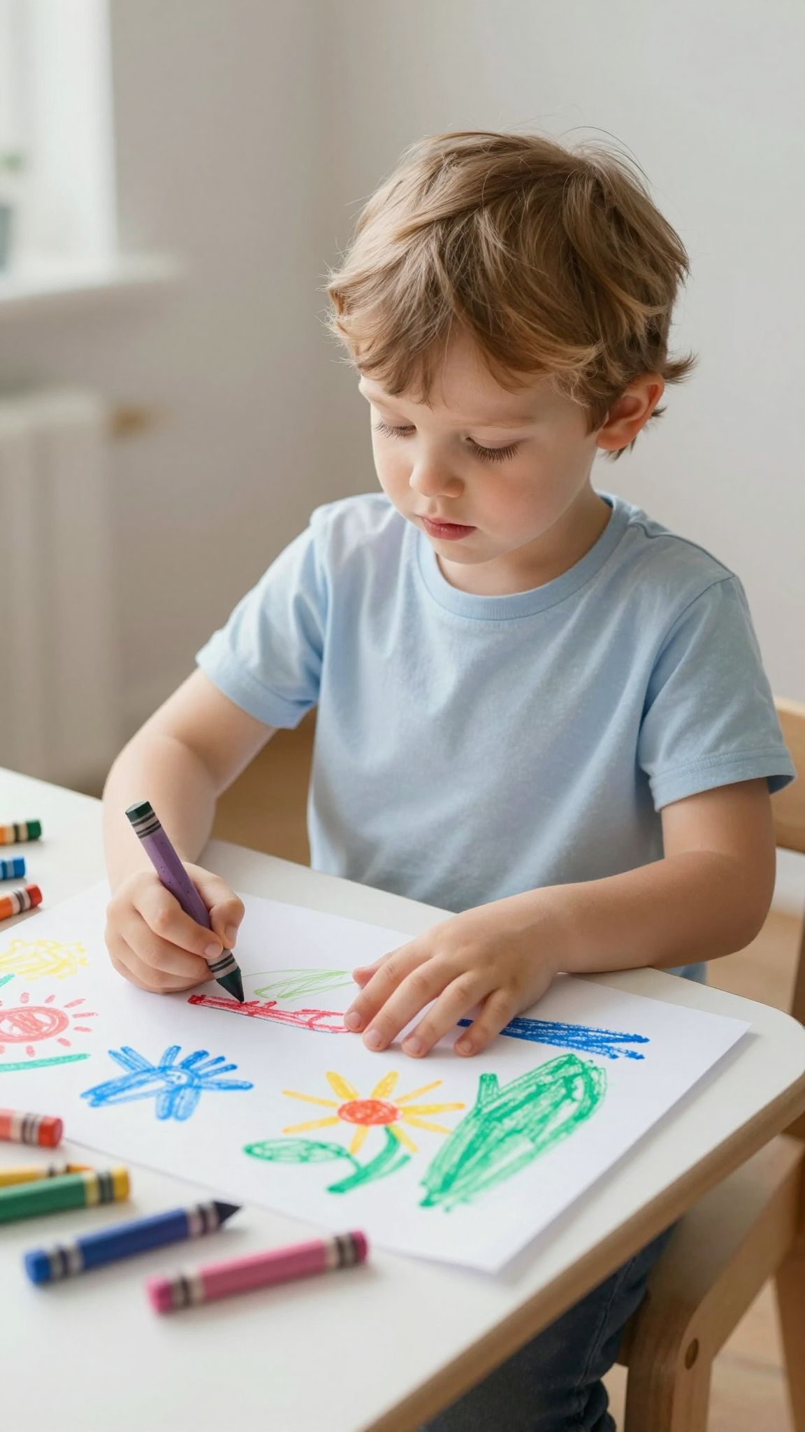 A szem-kéz koordináció kulcsszerepet játszik a rajzolásban.