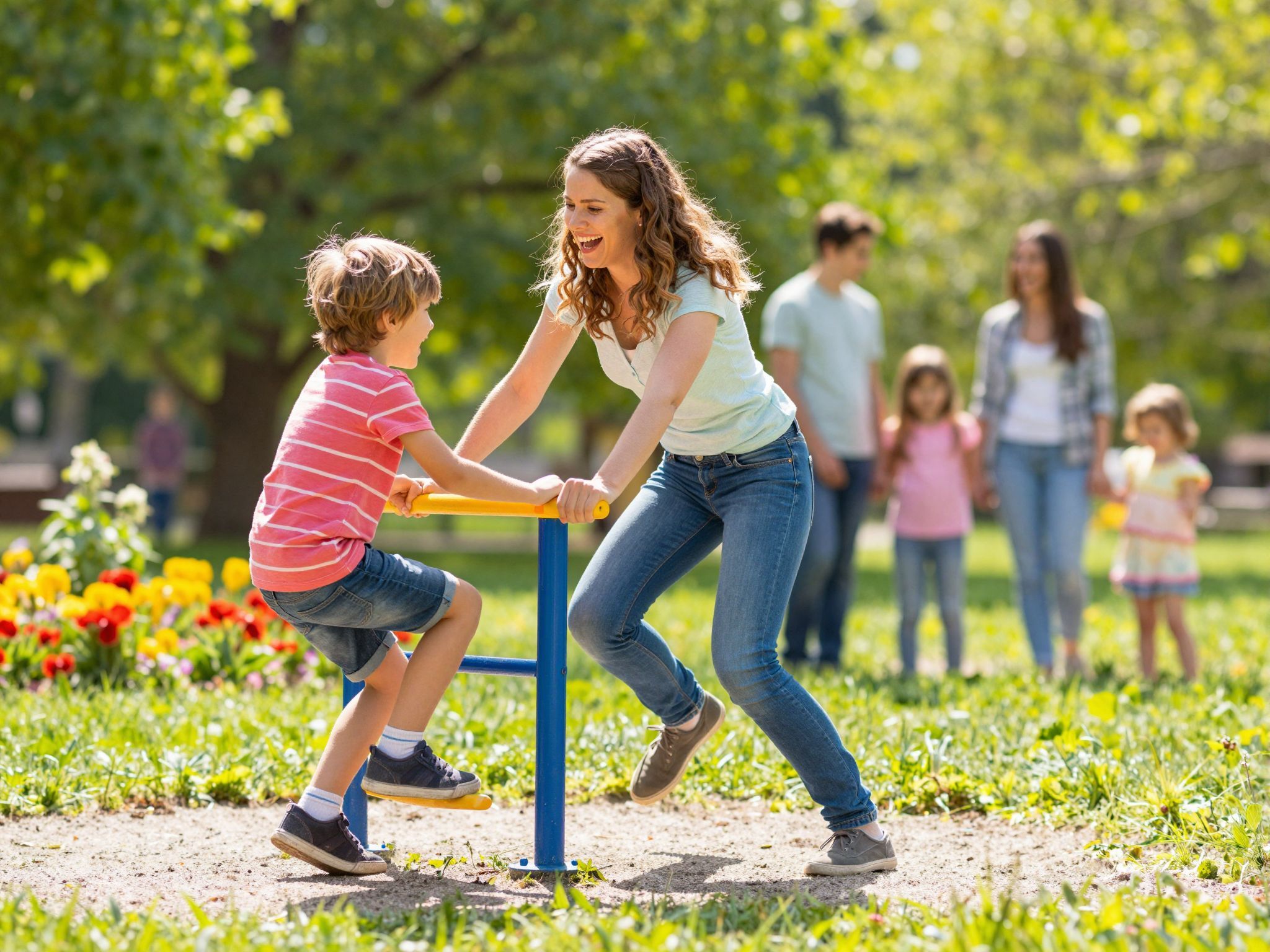 A támogató szociális háló erősíti a családi kötelékeket.